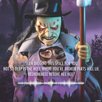 Life Size Animated Crouching Grave Digger Corpse Halloween Prop Decoration