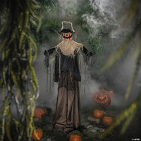 Life Size 5 ft. 10 3/4" Animated Rising Scarecrow Halloween Prop lifesize Decoration