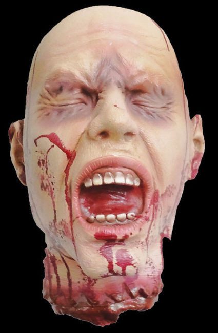 Very Realistic Life Size Severed Gory Gore Head Halloween Prop
