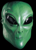Alien Extraterrestrial Green ET UFO Creature Adult Halloween Costume Mask
