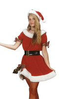 Adult Ms. Santa Claus Saint Nick Dress Complete Christmas Suit Costume