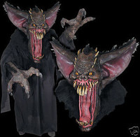 Huge Extreme Adult Grusome Bat Halloween Mask Creature Reacher Costume