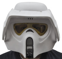 Star Wars Movie Scout Trooper Helmet Halloween 1 piece Sturdy Vinyl Costume Mask