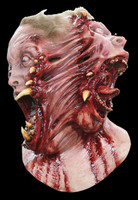 Siamese Bloody 2 Sided Deformed Circus Freak Creature Halloween Costume Mask