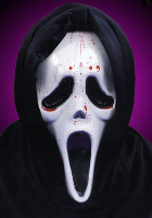 Scream Recycles Blood Dripping Bleeding w Heart Hand Pump Halloween Costume Mask