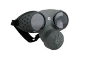 Realistic Gas Mask HazMat Steam Punk Glasses UV 400 protection Halloween Costume