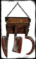 Realistic 31" Butcher Shop Cleaver Knife Halloween Sign Prop Decoration Decor