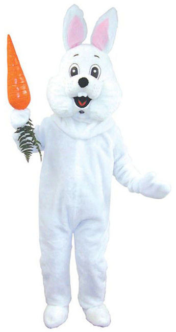 Mascot Happy Easter Bunny Costume