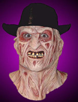 Nightmare On Elm Street Freddy Krueger with Hat Halloween Costume Mask