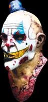 Mime Zack Bizarre Evil Clown Part Skinned Killer Riveted Halloween Costume Mask