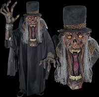 Huge Extreme Adult Shady Slim Zombie Halloween Costume Mask Creature Reacher