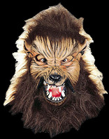 Howl O Ween Werewolf Wolfman w/ Moving Mouth Halloween Costume Mask