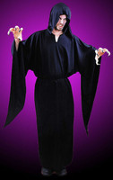 Horror Hooded Black Robe Halloween Costume