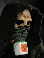 Hooded Toxic Biohazard Survivor Halloween Costume Mask