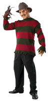 Deluxe Freddy Krueger Sweater Teen Halloween Costume Accessory