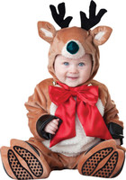 Deluxe Santas Reindeer Rascal Santa Claus Rudolph Christmas Infant Costume Suit