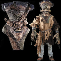 Huge Extreme Adult FreaknMonster Frankenstein Monster Halloween Costume Mask Creature Reacher