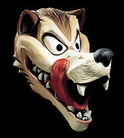 Cartoon Like Hungry Old Wolf Halloween Costume Mask