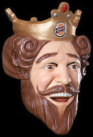 Burger King TV Commercial Halloween Vinyl Mask Costume