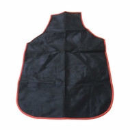 Black disposable apron single