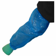 Blue disposable sleeve cover