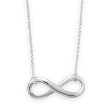 Infinity Necklace Sterling Silver