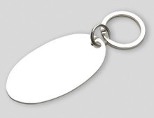 Oval Tag  Key Ring