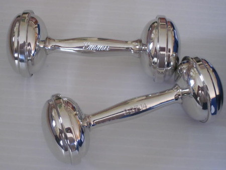 baby barbell rattle