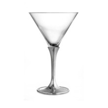 Martini Glass Pewter Stem