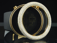 Mens Techno Art Techno Com KC Joe Rodeo Custom White Simulated Diamond Watch
