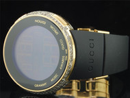 Mens Custom Limited Edition Grammy Gucci Diamond I-Gucci YA114215 Digital Watch