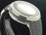 New Mens Custom Diamond Gucci Watch I-Gucci YA114103 Orange Digital Face 49 MM