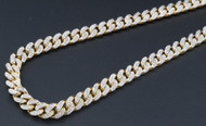 Genuine Diamond Miami Cuban Chain 3 Ct. 10K Yellow Gold 6.25mm 26 Inch Necklace