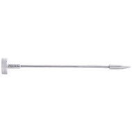 18K White Gold Mens Fine Jewelry Accessory Nail Head Screw Collar Pin 66mm x 8mm