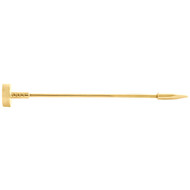 18K Yellow Gold Mens Fine Jewelry Accessory Nail Head Screw Collar Pin 66mm x 8mm