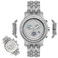 Men's Diamond Watch Joe Rodeo J2016 Fully Loaded 11 Ct Illusion Dial
