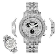 Men's Diamond Watch Joe Rodeo J2022 Fully Loaded 3.5 Ct Illusion Dial