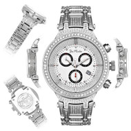 Men's Diamond Watch Joe Rodeo Master JJM21 7.35 Ct Illusion Chronograph Dial