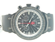 Mens Joe Rodeo JoJo Master Edition 242 Real Diamond Watch 2.20 Ct. Black JJM96