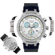 Men's Diamond Watch Joe Rodeo Master JJMS1(WY) 2.20 Ct Chronograph Dial