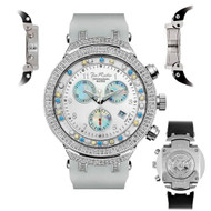 Men's Diamond Watch Joe Rodeo Master JJMS1(WYB) 2.20 Ct Chronograph Dial