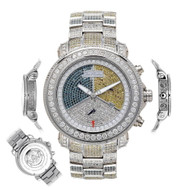 Men's Diamond Watch Joe Rodeo Junior JJU40 17.25 Ct Colored Illusion Dial
