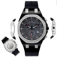 Men's Diamond Watch Joe Rodeo Panama JPAM5 2.15 Ct Octagon Black Dial