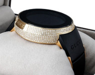 Diamond Gucci I-Gucci Watch Digital Grammy Edition YA114215 Black/Gold 2.5 CT.