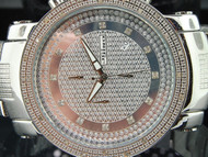 MENS JOJINO/JOJO/JOE RODEO DIAMOND WATCH SHINY DIAL .25 CT BIG FACE 50MM MJ-1101