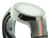 Gucci Watch Mens I-Gucci Collection Black Rubber Strap 44mm YA114207