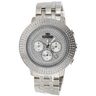 Mens New IceTime Diamond Watch 3 Row Bezel 48mm Case Illusion Dial Prince 3 CT.