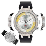 Men's Diamond Watch Joe Rodeo Master JJM1 2.2 Ct Illusion Dial