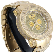Mens New Techno Grill Diamond Watch Joe Rodeo 50mm Crushed Illusion Dial 3.50 CT
