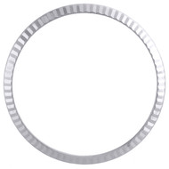 Original Factory 14K White Gold Fluted Rolex Bezel For 36mm DateJust / Day-Date